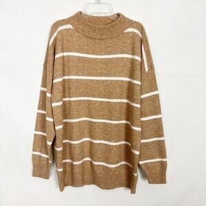 A New Day Oversized Chunky Striped Sweater Size XS